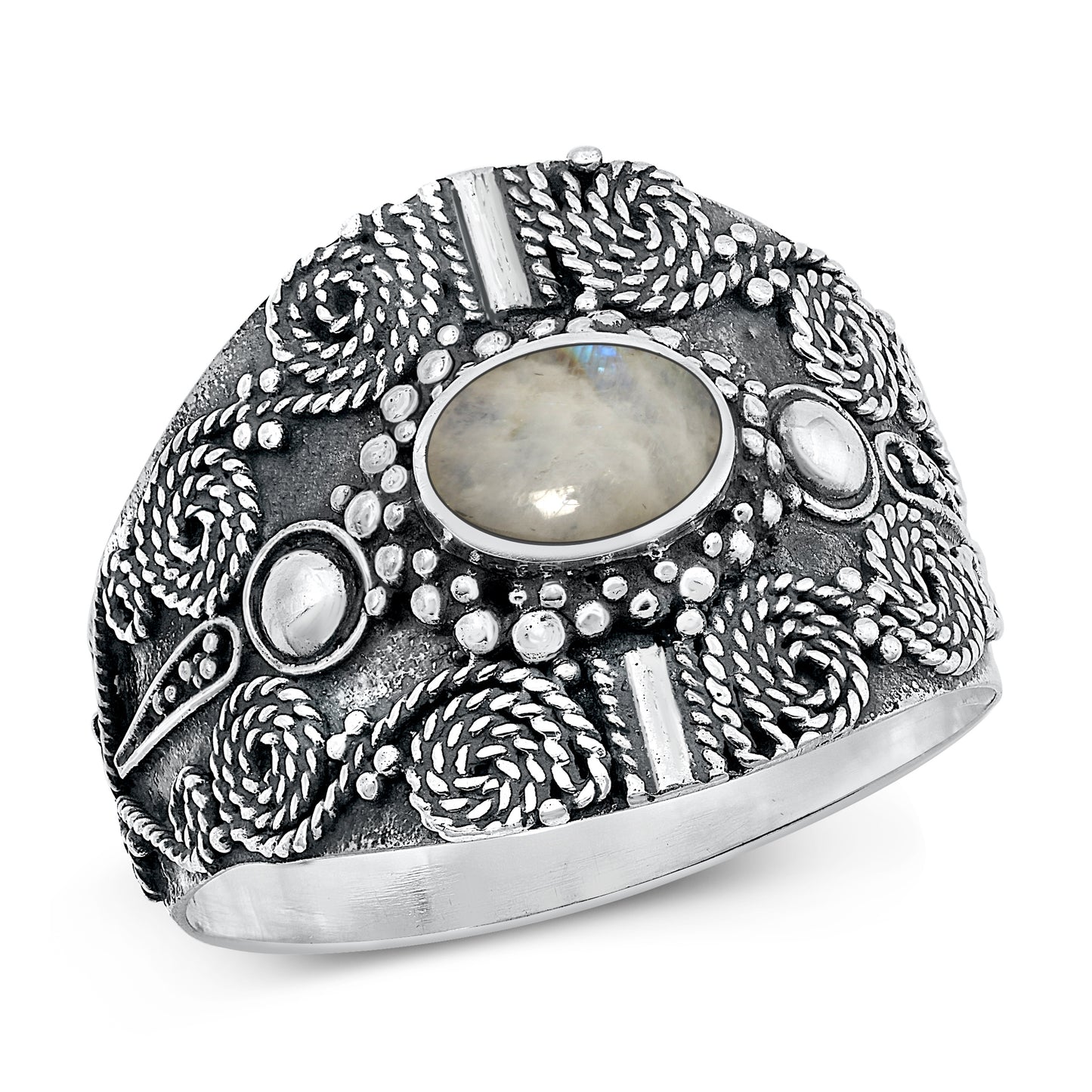 Silver Stone Ring - Bali