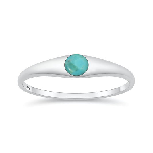 Silver Stone Ring