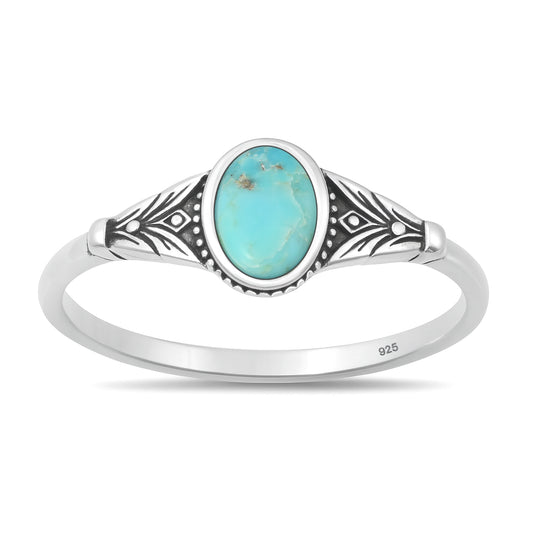 Silver Stone Ring