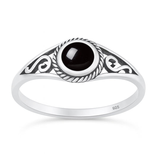 Silver Stone Ring