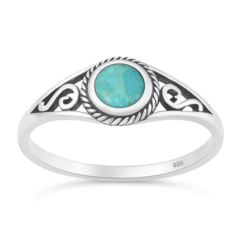 Silver Stone Ring