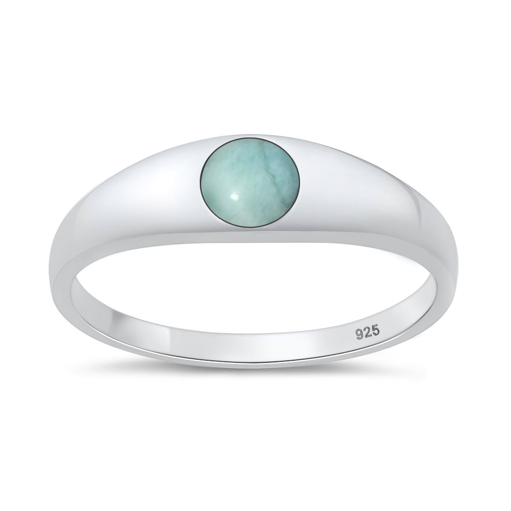 Silver Stone Ring