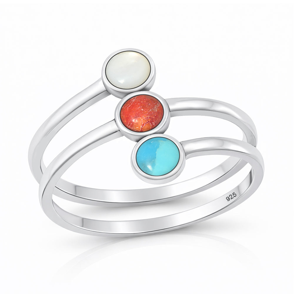 Silver Stone Ring