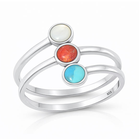 Silver Stone Ring
