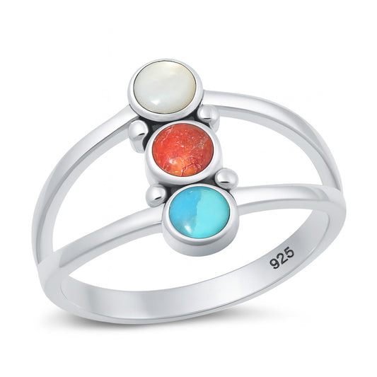 Silver Stone Ring