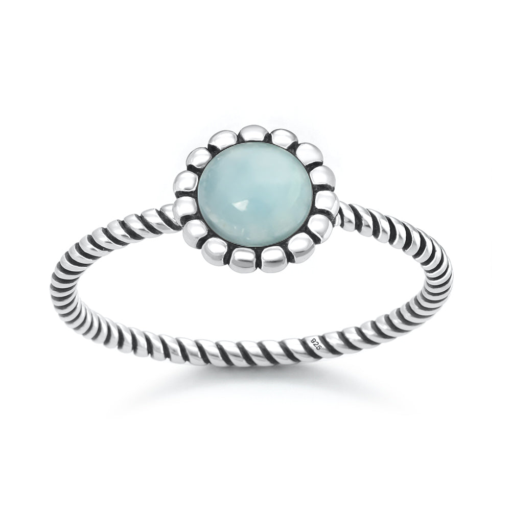 Silver Stone Ring