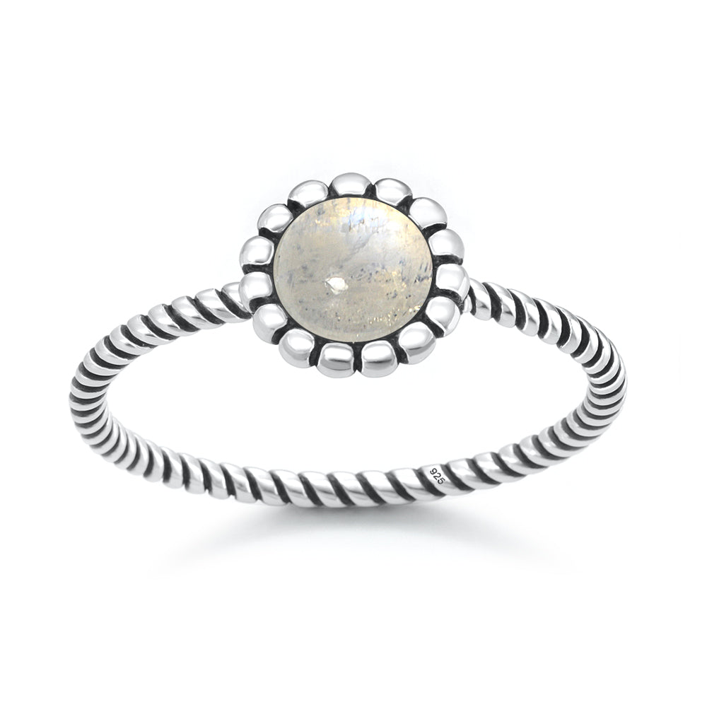 Silver Stone Ring