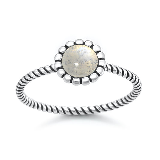 Silver Stone Ring