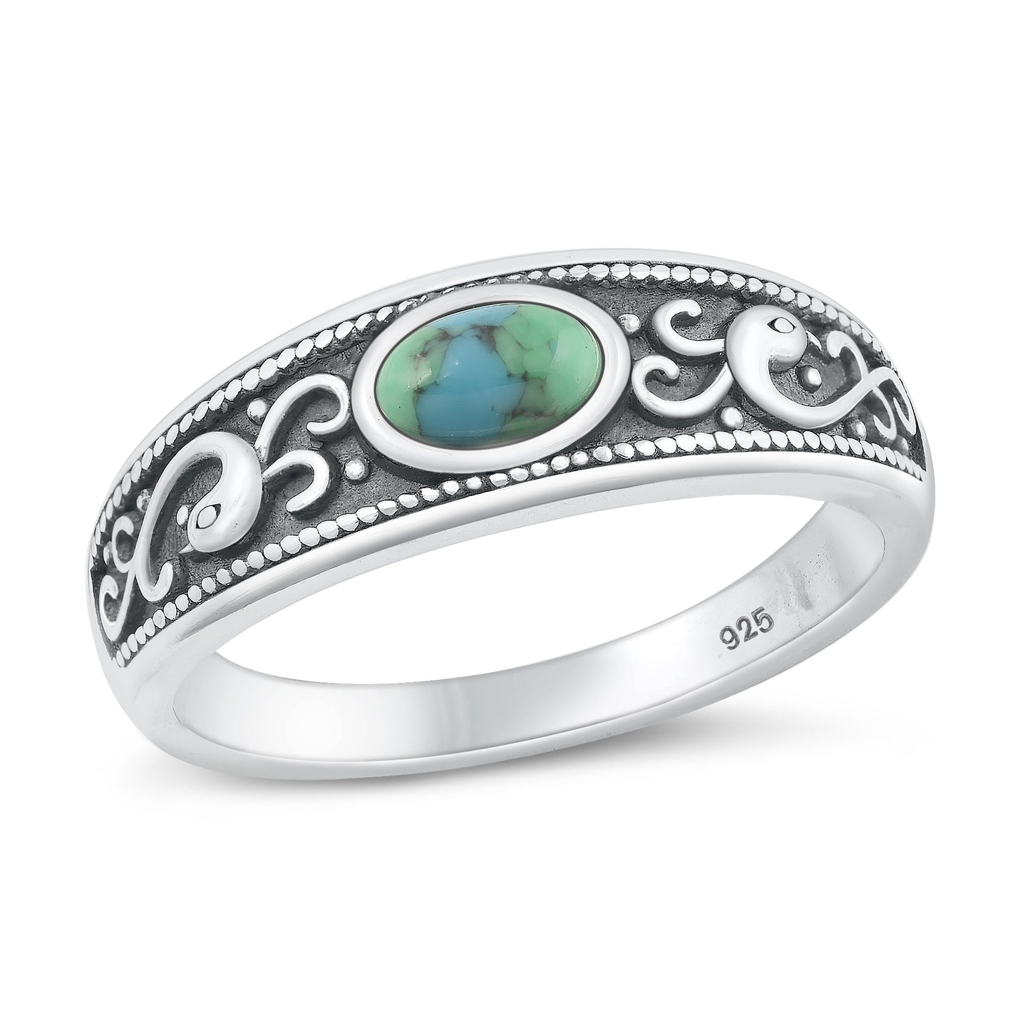 Silver Ring with Stone