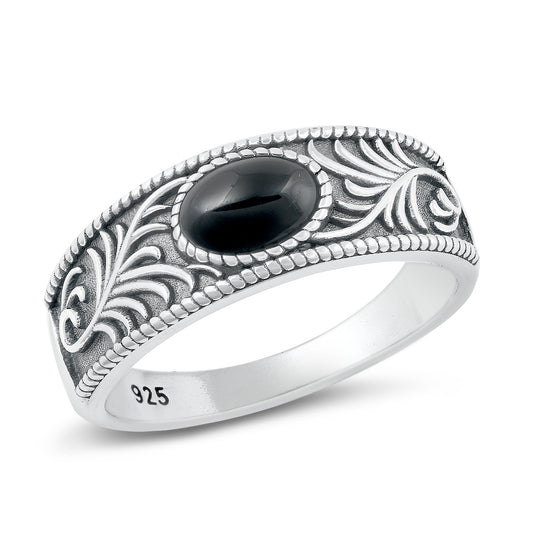 Silver Stone Ring