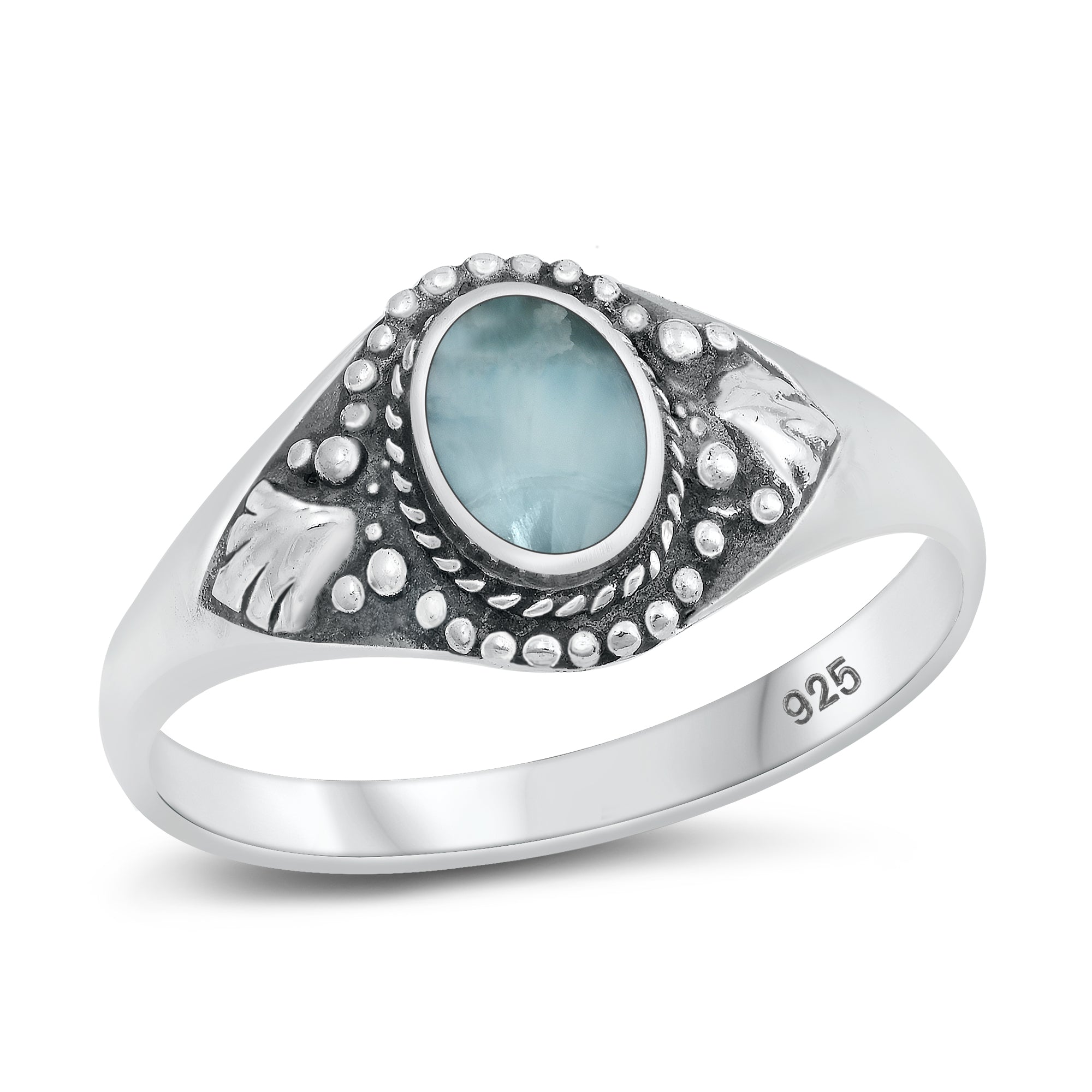 Wholesale Silver Stone Ring - Bali Style - RS131913 – Sidney Imports