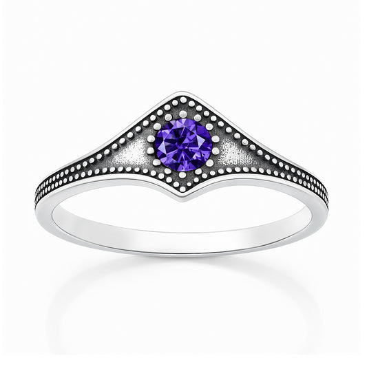 Silver CZ Ring