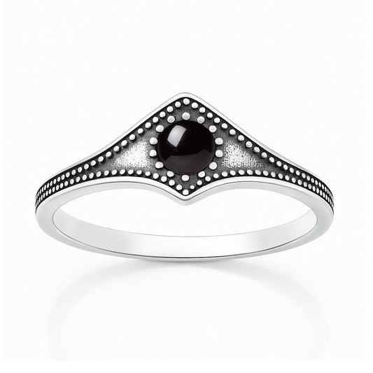 Silver Stone Ring