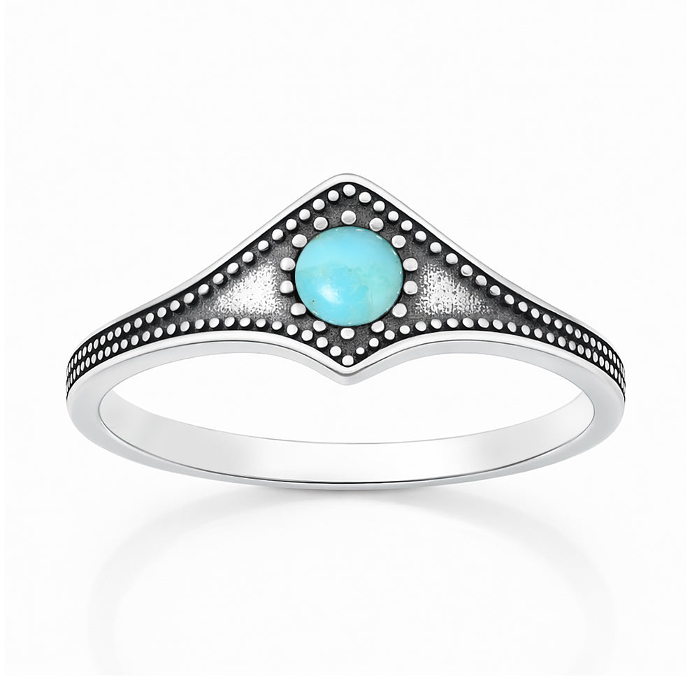 Silver Stone Ring