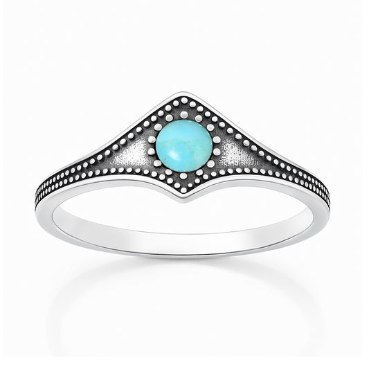 Silver Stone Ring