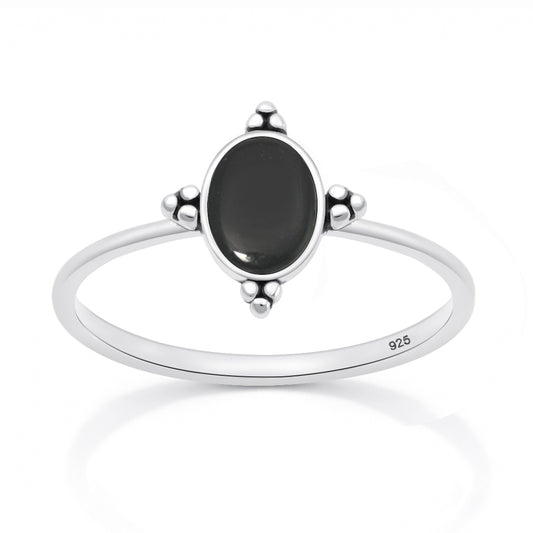 Silver Stone Ring