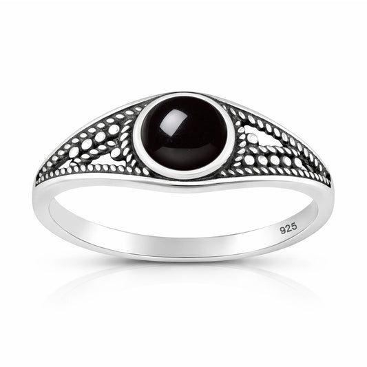 Silver Stone Ring