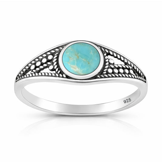 Silver Stone Ring