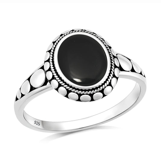 Silver Stone Ring