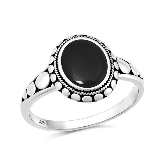 Silver Stone Ring