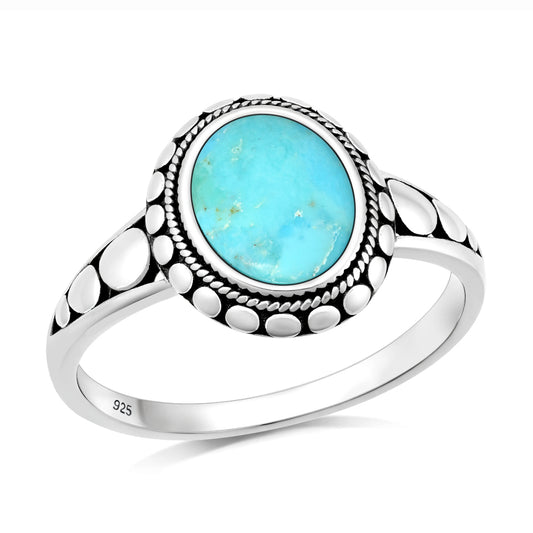 Silver Stone Ring