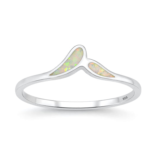 Silver Lab Opal Ring