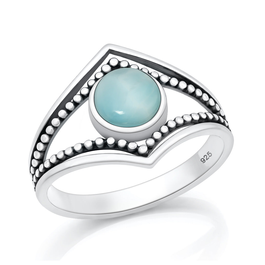 Silver Stone Ring
