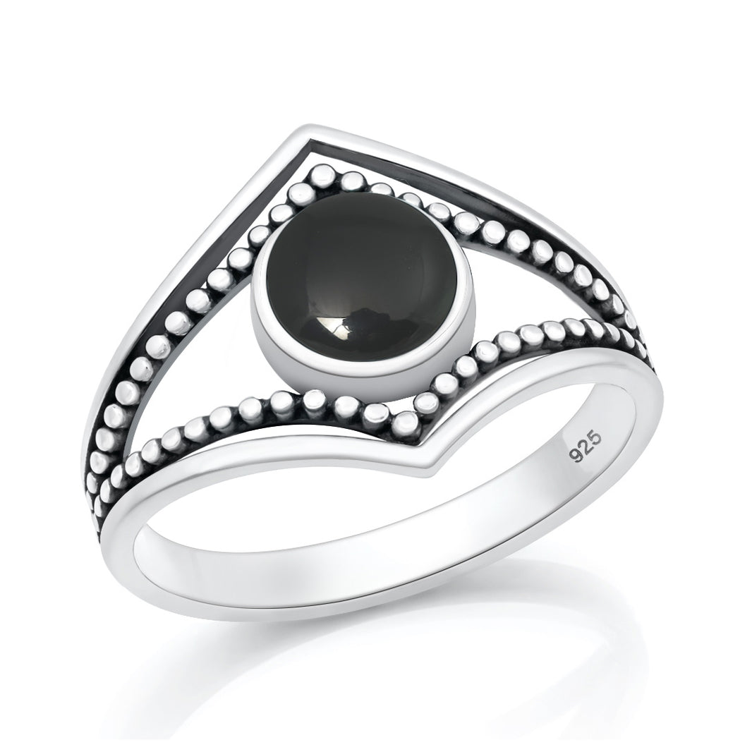 Silver Stone Ring