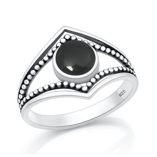 Silver Stone Ring