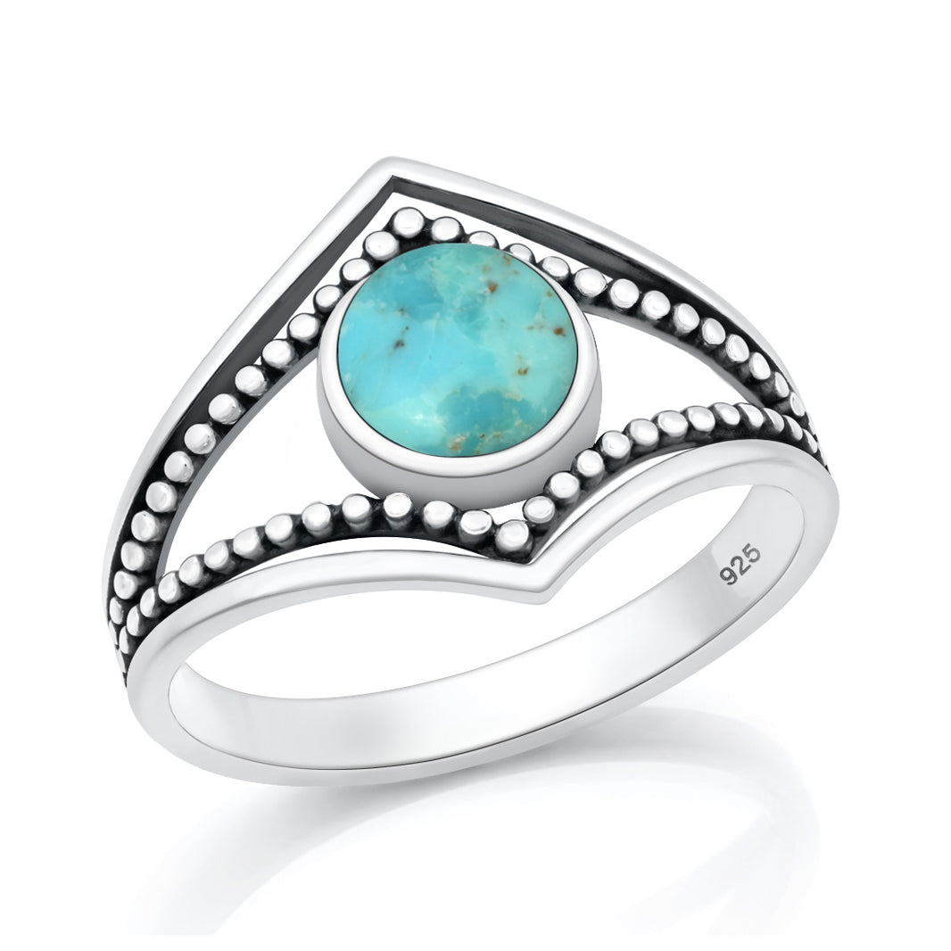 Silver Stone Ring