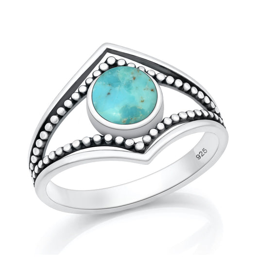 Silver Stone Ring