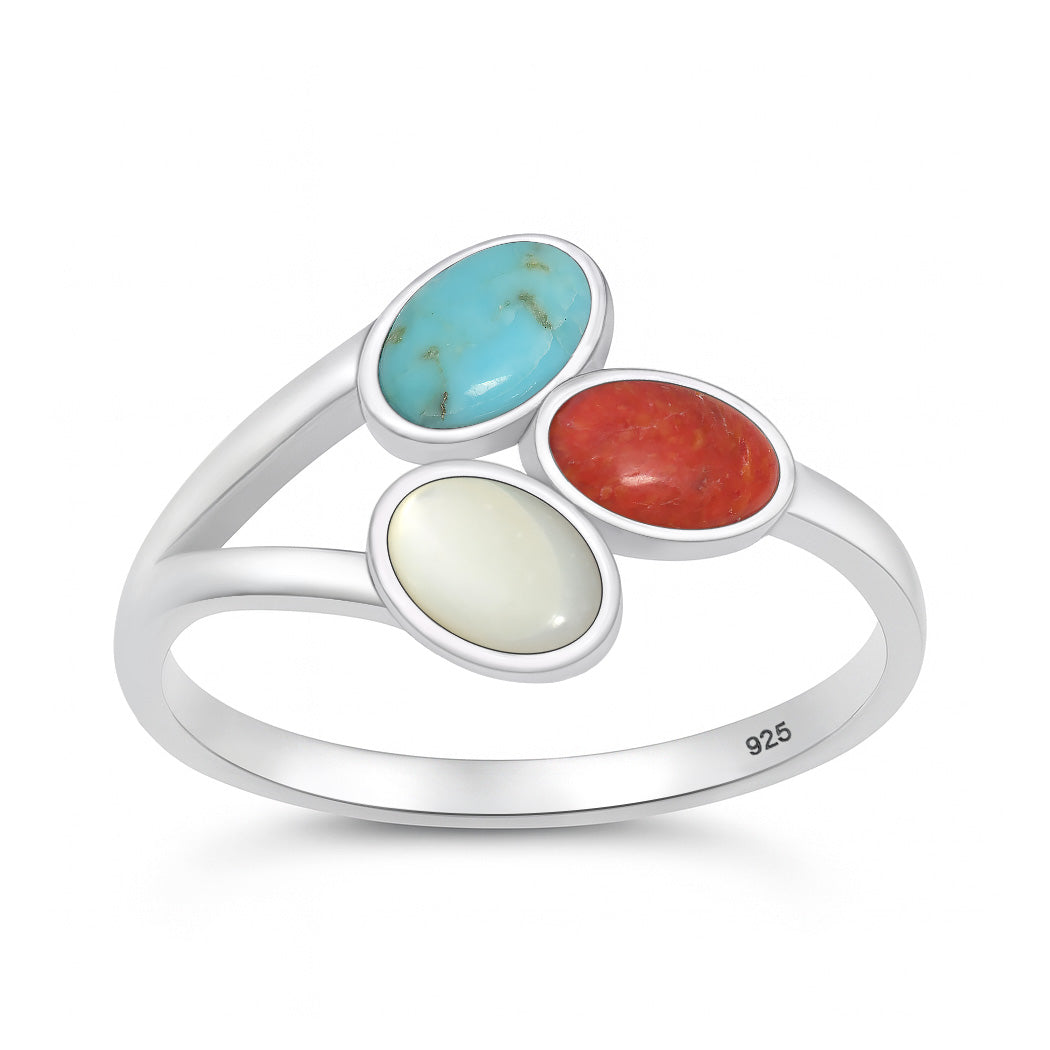 Silver Stone Ring