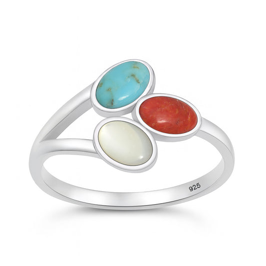 Silver Stone Ring