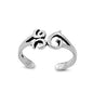 Silver Toe Ring - Om Sign