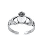 Silver Toe Ring - Claddagh