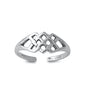 Silver Toe Ring - Celtic