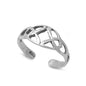 Silver Toe Ring - Celtic