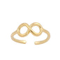 Silver Toe Ring - Infinity