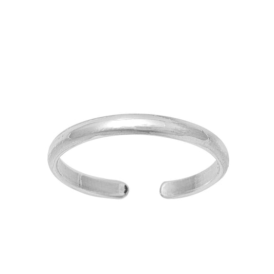 Silver Toe Ring - 2 mm