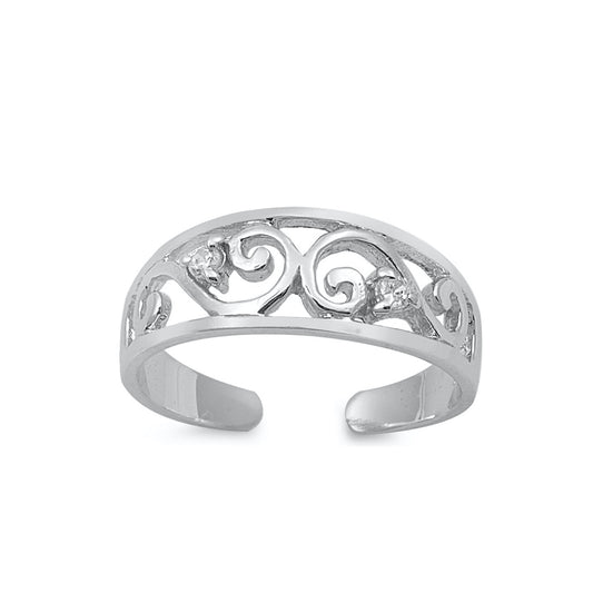 Silver Toe Ring