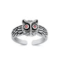 Silver Toe Ring - Owl