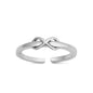 Silver Toe Ring - Infinity