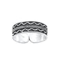 Silver Toe Ring - Bali Design