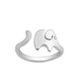 Silver Toe Ring - Elephant