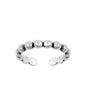 Silver Toe Ring - Beads