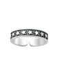 Silver Toe Ring - Stars