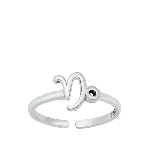 Wholesale Silver Toe Ring - Capricorn Zodiac Sign - RT160874 – Sidney ...