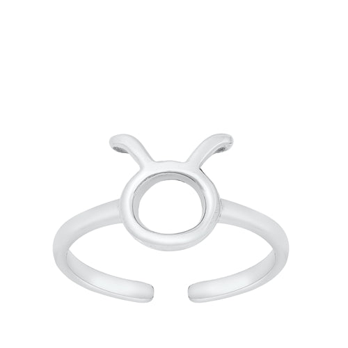 Wholesale Silver Toe Ring - Taurus Zodiac Sign - RT160881 – Sidney Imports