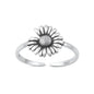Silver Toe Ring - Flower