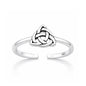 Silver Toe Ring - Celtic Knot